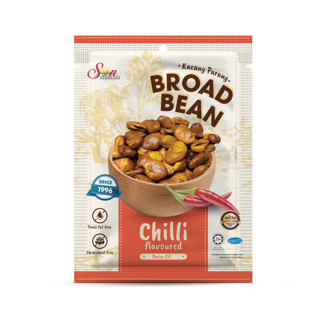 Skin Broad Beans Chilli Flavour 110gm